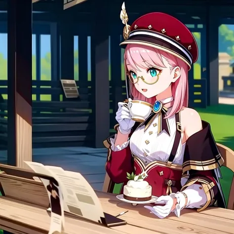 masterpiece, best quality, 1girl, charlotte, <lora:charlotte_V2:0.8>, drinking tea, <lora:add_detail:0.5>,