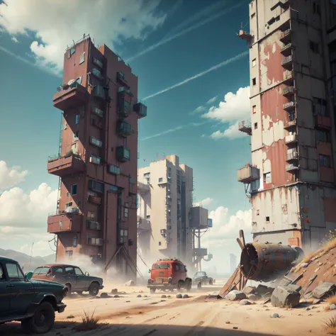 <lora:postapocalypseAI:0.65> postapoAI,
cinematic shot ,
rust magic