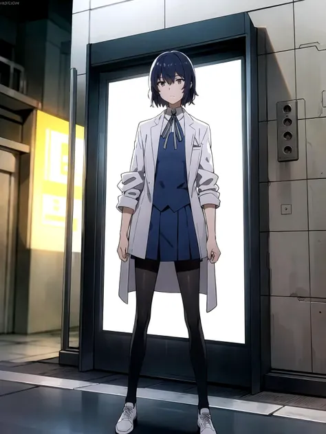 1girl, (shapely body), (solo), 19 years old, hdr, <lora:Nunotaba_Shinobu_V2:0.7>, ((uniform)), epic realistic, RAW, analog, dim light, neon lamps, (1 person), (((night))), blinding lights, relaxed posture, people in the background, dark lighting, neon advertising, advertising posters, advertising hologram, realistic shadows, stands in the semi-darkness of a ruined building, ((highly detailed skin, skin details)), sharp focus, 8k UHD, DSLR, high quality, film grain, Fujifilm XT3, soft cinematic light, adobe lightroom, photolab, hdr, intricate, highly detailed, (depth of field:1.4), faded, (neutral colors:1.2), (hdr:1.4), (muted colors:1.2), hyperdetailed, (natural skin texture, hyperrealism, soft light, sharp)