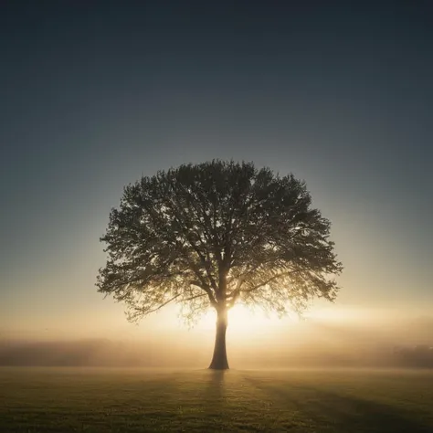 cinematic film still of  <lora:volumetric lighting:1> volumetric lighting style
a lone tree in a field with the sun shining through the fog,monochrome,outdoors,sky,tree,no humans,sunlight,grass,nature,scenery,lens flare,sunset,sun,silhouette , volumetric lighting, haze light, fog light, beam light, shallow depth of field, vignette, highly detailed, high budget, bokeh, cinemascope, moody, epic, gorgeous, film grain, grainy