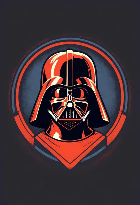 retro_tshirt, a retro darth vader, flat,( square:1.1), <lora:retro_tshirt:1>