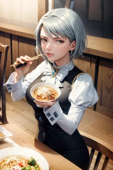 masterpiece, best quality,mei karuma, noodles, food, ramen, chopsticks,(kbxll:0.6)