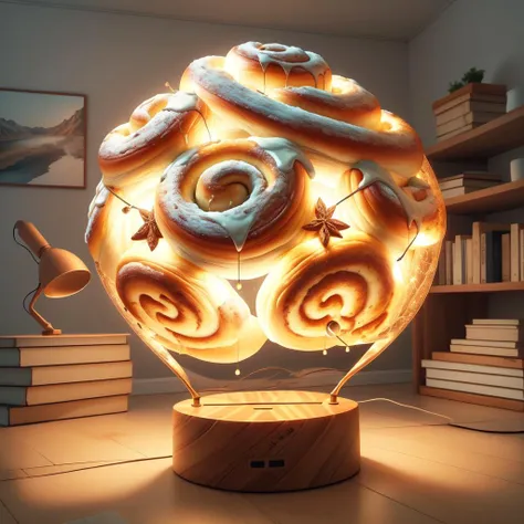 <lora:CinnamonBunStyle:1.0>CinnamonBunStyle Lamp, (Masterpiece:1.3) (best quality:1.2) (high quality:1.1)