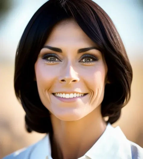portrait Kate Jackson, photo, analog style, 4k, 8k, warm tones, sidelighting, professional photography, diffuse light <lora:KateJ:1>