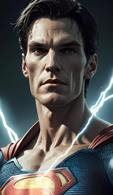 uhd photorealistic portrait of lurch as superman, by tim hildebrandt, wayne barlowe, bruce pennington, donato giancola, larry elmore, by zdzislaw beksinski, arthur rackham, dariusz zawadz masterpiece, trending on artstation, cinematic composition, dramatic pose, studio lighting, hyperdetailed