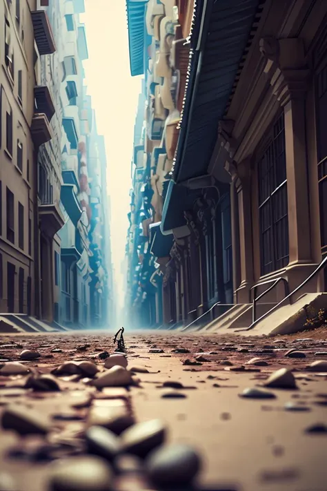 abstract dream, space, intricate, grand scale, alone, cinematic film still, insane detail, sharp focus, depth of field, realistic lighting, (realistic perspective), complex, (multiple subjects), 4k HDR