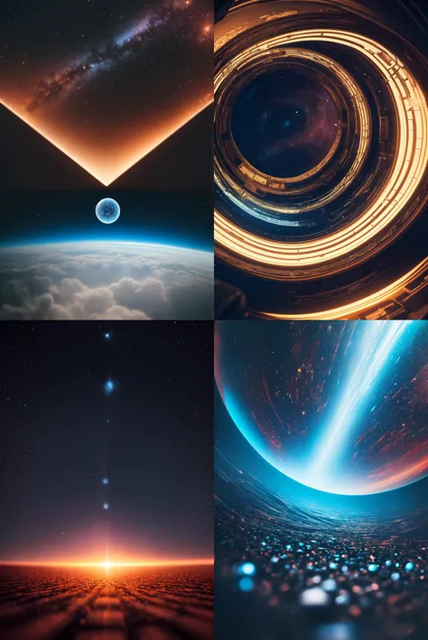 abstract dream, space, intricate, grand scale, alone, cinematic film still, insane detail, sharp focus, depth of field, realistic lighting, (realistic perspective), complex, (multiple subjects), 4k HDR