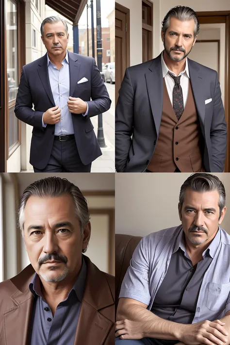 serious middle-aged male,gentleman
