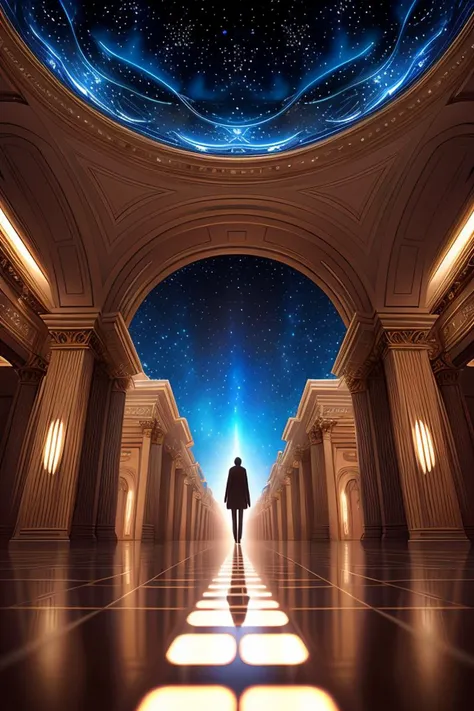 abstract dream, space, intricate, grand scale, alone, cinematic film still, insane detail, sharp focus, depth of field, realistic lighting, (realistic perspective), complex, (multiple subjects), 4k HDR