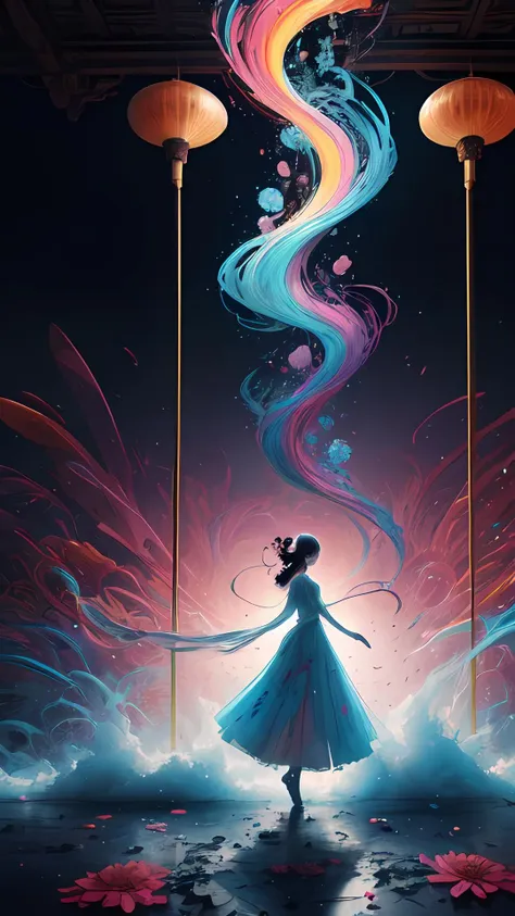 aesthetic,masterpiece,photorealistic,entangle,mandala,tangle,entangle,ecstasy of flower,dynamic angle,the most beautiful form of chaos,elegant,a brutalist designed,vivid colours,romanticism,atmospheric,(fluttered detailed ink splashs), (illustration),1girl,(long hair),electronics, motors, wires, buttons, lcd,lacivious pose,(expressionless ,hair ornament:1.4)chinese clothes,(focus on), color Ink wash painting,(ink splashing),color splashing,((colorful)),[sketch], Masterpiece,best quality, beautifully painted,highly detailed,(denoising:0.7),[splash ink],yin yang,a lot of details,mysterious expression, in a modern and abstract setting, with bold and colorful abstract art, photo shot from front,highly-detailed, (flat color:1.1),(colorful:1.3),(masterpiece:1.2), best quality, masterpiece, original, extremely detailed wallpaper,from everywhere, looking at viewer,upper body, full body,
there is an ancient palace beside the girl,oriental city,eastern architecture,a lot of details,mysterious expression, in a modern and abstract setting, with bold and colorful abstract art,bright lighting,movie studio (analog film:1.3) (vhs movie) (photorealistic) (screencap) (cinematic lighting) (sharp focus) (80sDarkFantasySD15b:1.0),,natural lights, photorealism, cinematic,