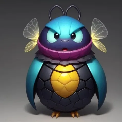 pmmkr2024, magic, anime, cartoon, creature, best quality, trending on artstation, masterpiece, cute, bee, colorful