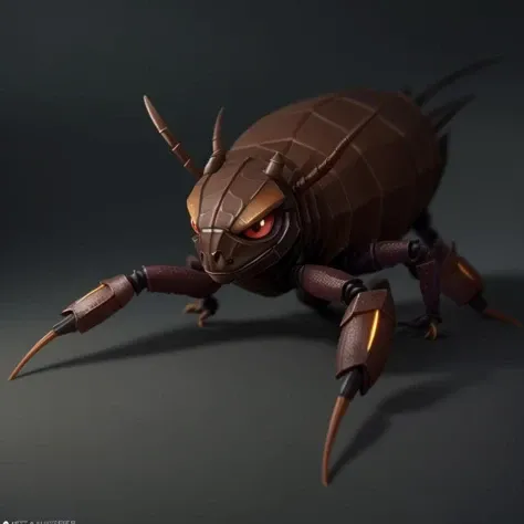 pmmkr2024, magic, anime, cartoon, creature, best quality, trending on artstation, masterpiece, cute,  brown scorpion