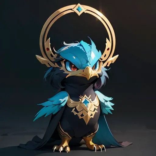 pmmkr2024,magic,cobra and Eagle,Theme black with gold texture,anime,cartoon,creature,best quality,trending on artstation,masterpiece,cute,colorful,<lora:pmmkr2024:0.6>,