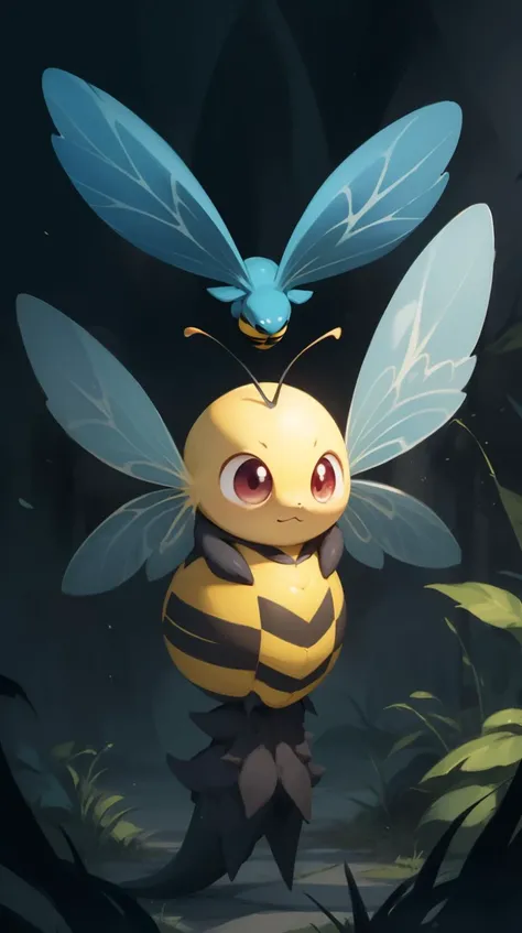 <lora:pmmkr2024:0.8>pmmkr2024 (Bee:1.3), magic, anime, cartoon, creature, best quality, cute, in gradient, (Masterpiece:1.3) (best quality:1.2) (high quality:1.1)