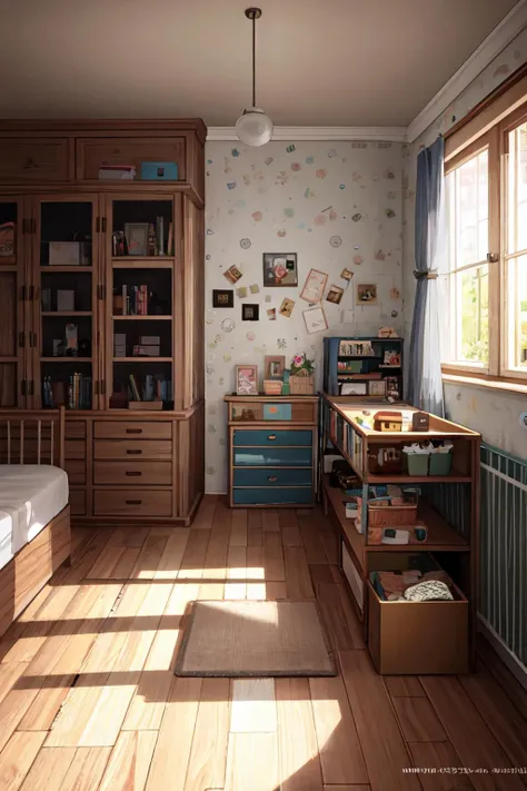 <lora:ARWchildreninterior:1>, childreninterior room,  indoor, room
(best quality, masterpiece, RAW photo,ultra-detailed:1.2), <lyco:GoodHands-beta2:1.0>, 1girl, full body, (Clutter-Home:0.3)