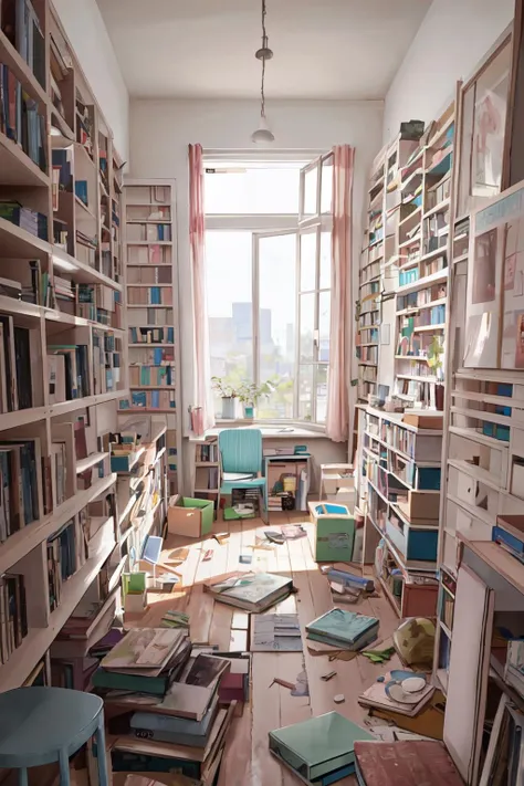 <lora:ARWchildreninterior:1>, childreninterior room, indoor, room, pastel color wallpaper,
(best quality, masterpiece, RAW photo,ultra-detailed:1.2), <lyco:GoodHands-beta2:1.0>, 1girl, full body, (Clutter-Home:1)
