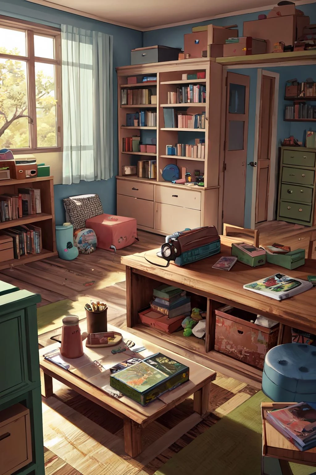 <lora:ARWchildreninterior:1>, childreninterior room, indoor, room, pastel color wallpaper,xbox,
(best quality, masterpiece, RAW photo,ultra-detailed:1.2), <lyco:GoodHands-beta2:1.0>, 1girl, full body, (Clutter-Home:0.9)