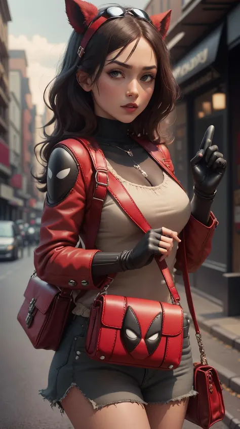 <lora:DeadpoolStyle:1> DeadpoolStyle handbag, (leather:0.6), (Masterpiece:1.3) (best quality:1.2) (high quality:1.1)