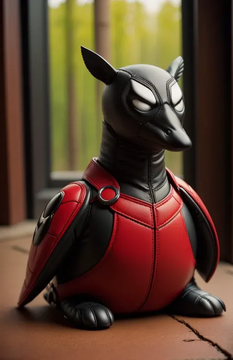 <lora:DeadpoolStyle:1> DeadpoolStyle, leather, Duckling