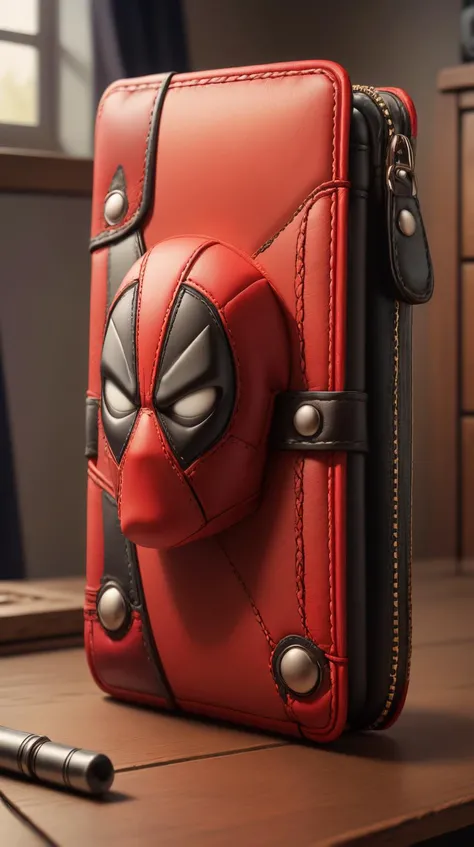 <lora:DeadpoolStyle:1> DeadpoolStyle Wallet, (leather:0.6), (Masterpiece:1.3) (best quality:1.2) (high quality:1.1)