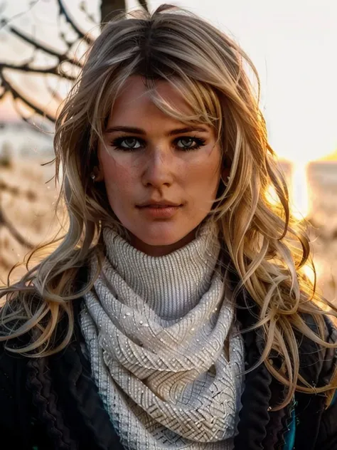 Claudia768 , +++(close up face portrait), turtleneck, black ripped jeans, , sunset, detailed eyes, photography, trending on artstation, sharp focus, studio photo, intricate details, highly detailed, by greg rutkowski <lora:Claudia768:0.5>