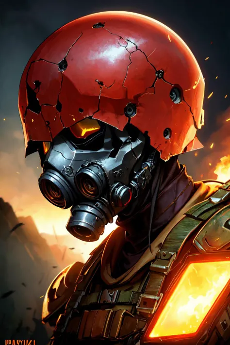 skull
helmet
closeup
war, battle
post-apocalyptic
short hair
gas mask
dramatic lighting
Dariusz Zawadzki
dark
intrinsic
surreal
(masterpiece, best quality)