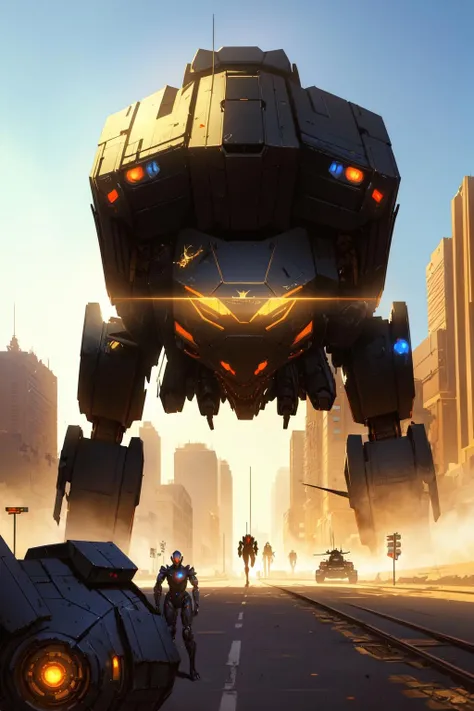 1robot
spider tank
destroyed city
futuristic
Russ Mills
syd mead
dramatic lighting
shadow
fog
dust
(best quality, masterpiece, )
