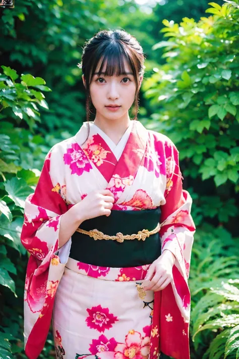 (8k, best quality, masterpiece, ultra highres:1.2), 1 girl , beautiful 22 year old woman named Tsukiko,hetero, japanese clothes, kimono ,(photorealistic:1.4), dynamic pose, erotic pose ,official art, extremely detailed CG unity 8k wallpaper, ultra high res, professional photography, <lora:InstantPhotoX3:0.4> ,<lora:FilmVelvia3:0.4>, <lora:JPbathrobeMix1:0.8>
