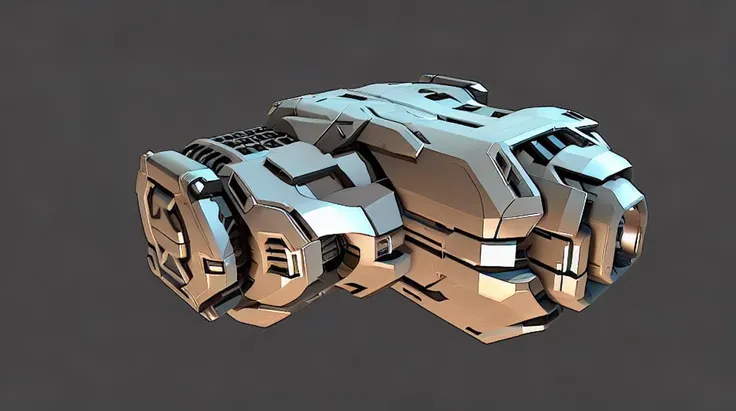 a clean concept of a sci-fi base, hardsurface concept art, space engineers, 4k resolution