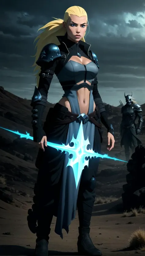 (cowboy shot), sfw, (masterpiece), (best quality:1.0), (ultra highres:1.0), detailed eyes
BREAK
<lora:ArtemisYJ-000009:0.7>ArtemisYJ, 1girl
<lyco:edgDeathKnight:1.0> edgDeathKnight, wearing edgDeathKnight
BREAK
(battlefield, war, outdoors, gorgeous view)