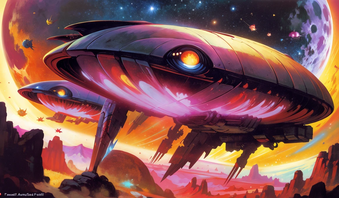 ((Harley Quinn \(Dc Comics Series\))) ((by Frank Frazetta:1.2)) on an alien spacecraft, accurate anatomy, <lora:FantasyWorldV1:0.2> <lora:CelestialSkin2:.1>, Futuristic sci-fi style, Futuristic, technological, alien worlds, space themes, advanced civilizations, candid photography, masterpiece, best quality, absurdres, detailed, ultra-detailed, trippy, psychedelic, colorful, 2d, anime, detailed, illustration, intricate, <lora:add_detail_realistic:1>, <lora:sharpen-soften:-0.5>