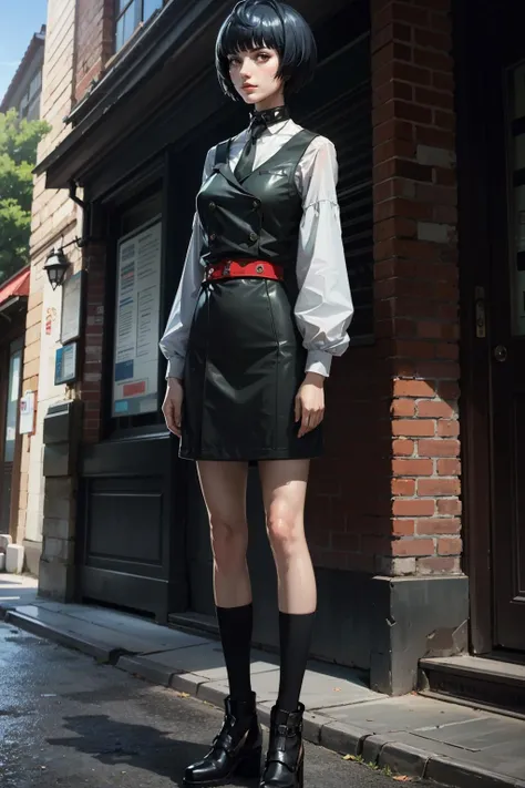 ((masterpiece, best quality))
<lora:Persona5TaeTakemi:0.8>
Persona5TaeTakemi, 1girl, solo, short hair, black hair, brown eyes, standing in front of a picturesque landscape, full body, with arms folded