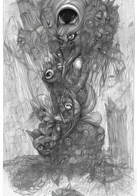 <lora:loraBasedOnPaintingsBy_zdzislawBeksinski:1> Grotesque fox, taking refuge from shattering reality, crumbling into the void, shadowing the next timeline