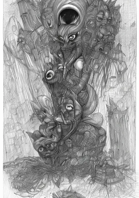 <lora:loraBasedOnPaintingsBy_zdzislawBeksinski:1> Grotesque fox, taking refuge from shattering reality, crumbling into the void, shadowing the next timeline