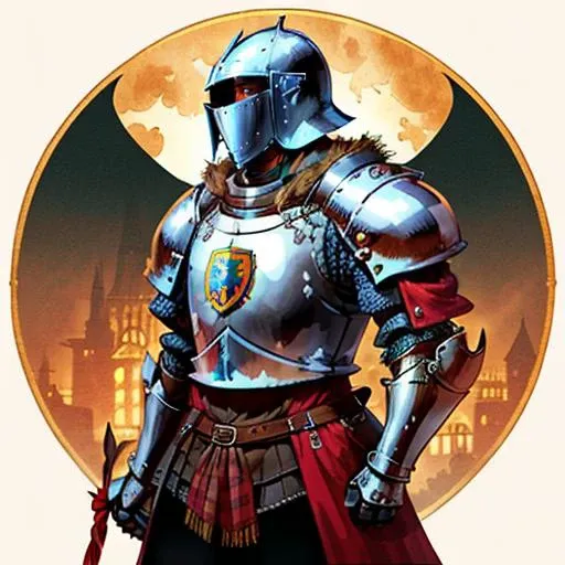 a knight, bob_zivkovic <lora:Bob_Zivkovic_v3:0.6>