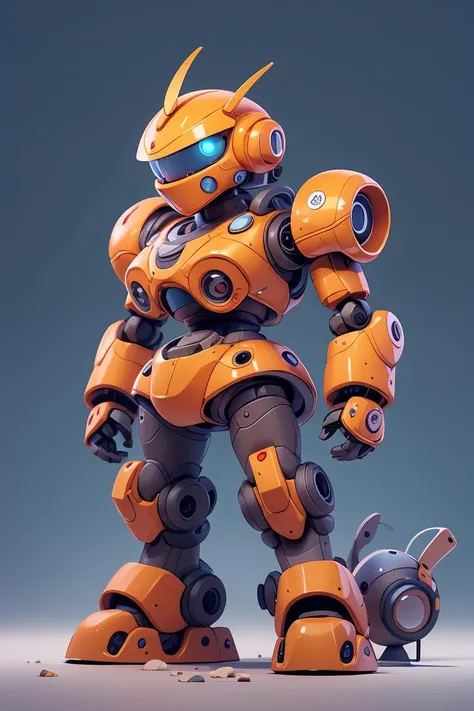 masterpiece,best quality,high quality,a robot, bob_zivkovic <lora:Bob_Zivkovic_v3:0.5>