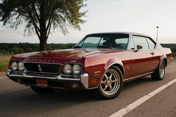 car,  amber car,  Mercury Cougar,  on the road,  perfect lighting,  wallpaper,  commercial photo, <lora:EMS-61464-EMS:0.800000>, epiCPhoto, <lora:add_brightness:0.41>, <lora:add_saturation:0.96>