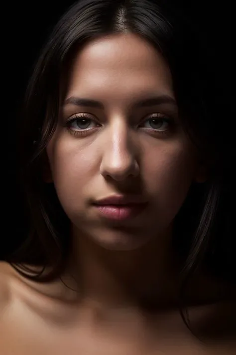 DEN_jana_defi,
(headshot:1.1) portrait on a plain black background, (headshot:1.2), face focus, intricate (beautiful eyes:1.2), (wide open eyes:1.1), Big eyes, clean photo, circle lighting, high contrast,
bokeh, f1.4, 40mm, photorealistic, raw, 8k, textured skin, skin pores, intricate details <lora:epi_noiseoffset2:1>, epiCRealism