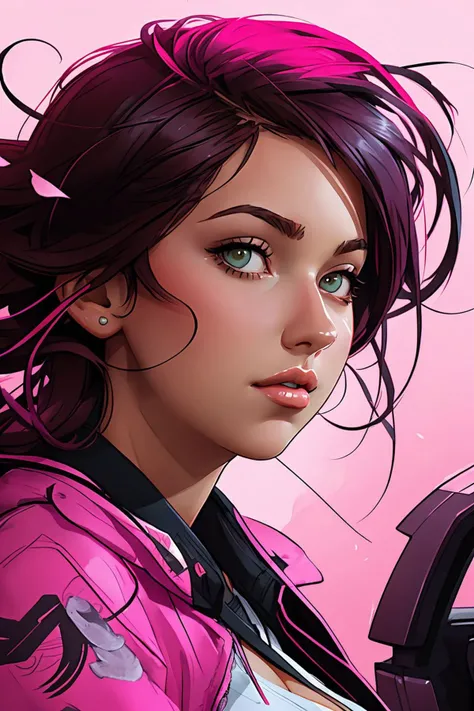 portrait of DEN_jana_defi (headshot:1.1), 1girl, DC_hero_girl, looking at viewer, (masterpiece, best quality, ultra-detailed, best shadow),, sticker of a girl from dc comic, Kim Jung gi, freedom, soul, digital illustration, comic style, centred, approaching perfection, dynamic, highly detailed, watercolour painting, artstation, concept art, smooth, sharp focus, illustration, art by Carne Griffiths and Wadim Kashin ,