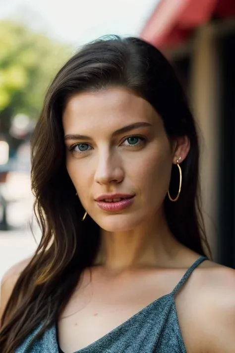 Realistic photo of a beautiful j3ss1c4p-v1 woman, 1girl, solo, long hair, looking at viewer, blue eyes, simple background, brown hair, casual clothes, parted lips, teeth, lips, black background, portrait, realistic, nose, soft lighting, professional Photography, Photorealistic, detailed, RAW, analog, sharp focus, 8k, HD, DSLR, high quality, Fujifilm XT3, film grain, award winning, masterpiece<lora:j3ss1c4p-v1:1.0>