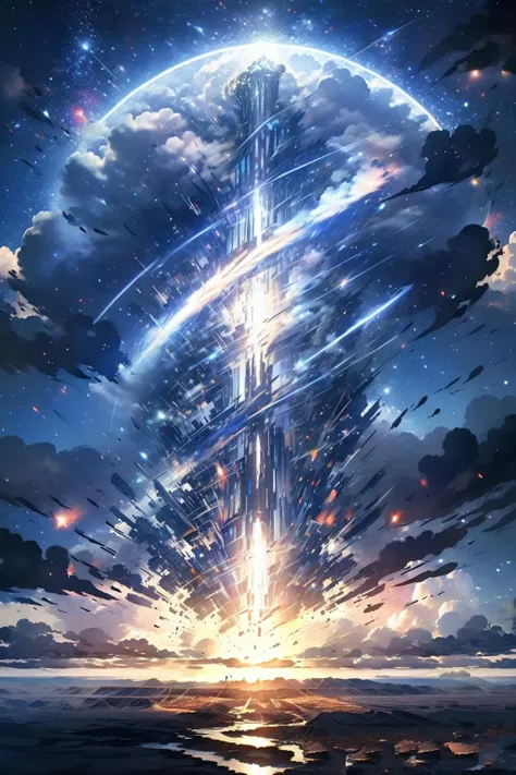 EpicSky, outdoors, sky, cloud, signature, blue_sky, no_humans, cloudy_sky, star_(sky), scenery, starry_sky, fantasy, planet
<lora:EpicSky-000006:0.8>, (masterpiece,best quality:1.5)