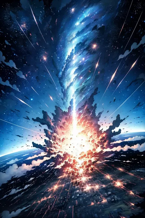 EpicSky, outdoors, sky, cloud, no_humans, star_(sky), scenery, starry_sky, space, explosion, planet
<lora:EpicSky-000006:0.8>, (masterpiece,best quality:1.5)