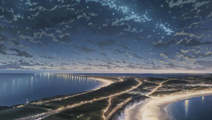 ((masterpiece:1.4,best quality)),    outdoors, cliffed  coast, white cliff,  scenery,  (sky:1.3),
(night:1.8),moon, high detail,  8k, blue moon reflection, ocean, caustic,  high detail,   wallpaper,
 <lora:EpicSky:0.3>,