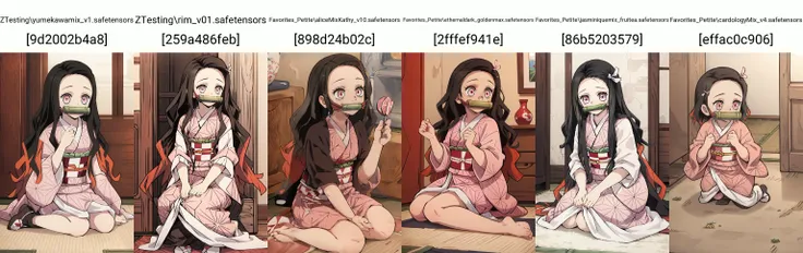 (masterpiece, best quality), intricate details,
1girl, <lora:nezuko_kamado_omni_v1:0.8> multicolored hair, pink kimono, bit gag, normalnezuko, bit gag, multicolored hair, pink kimono,
BREAK indoors, japanese room,