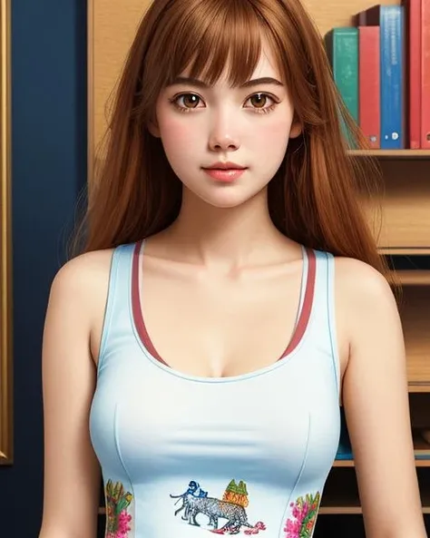 best quality,masterpiece,highly detailed,ultra-detailed, <lora:neg4all_bdsqlsz_V3.5:-1> <lora:70Style_last:0> 70s Illustration Style
1girl, upper body, ,tank top,