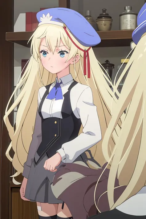 (masterpiece, best quality), 1girl, <lora:Machine-dollWaKizutsukanai:1> Henriette,