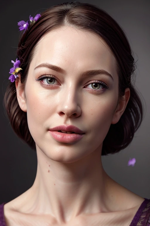 ((best quality)), ((masterpiece)), (detailed),nsfw, photorealistic, ultra high res, intricate, hyperdetailed, (skindentation), cute, feminine, detailed body , (detailed face:1.1), (outlined iris), (hidrocor lenses), (perfect eyes), 4k, beautiful,
large lips:1.3 (parted lips:1.3) and (lips filler:1.3) and (silicon lips:1.3), (thick lips:1.3), large breasts:1.3, she has burgundy and purple colored short length with a gamine haircut and braided hair hair style, art by Ellen Jewett and trending deviantart,