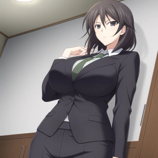 <lora:Orimura_Chifuyu:0.45> Orimura_Chifuyu, big_breasts, standing, suit