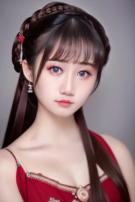 masterpiece, best quality, dslr, long shot, photorealistic, hyper realistic, raw color protrait photo, <lora:manxiaoman:0.85>, detailed eyes