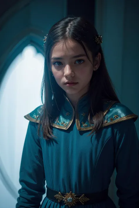 (masterpiece, best quality, high resolution:1.2), close up of lonely female figure inside the scene from (Song of Fire and Ice) , cinematic key light, cinestill-inspired electric color flakes, (close, small, depth of field:1.5), thematic background, aestetic pose, head tilt, eye contact with the viewer, SFW
<lora:epiCRealLife:1>
<lora:epiCRealismHelper:1>